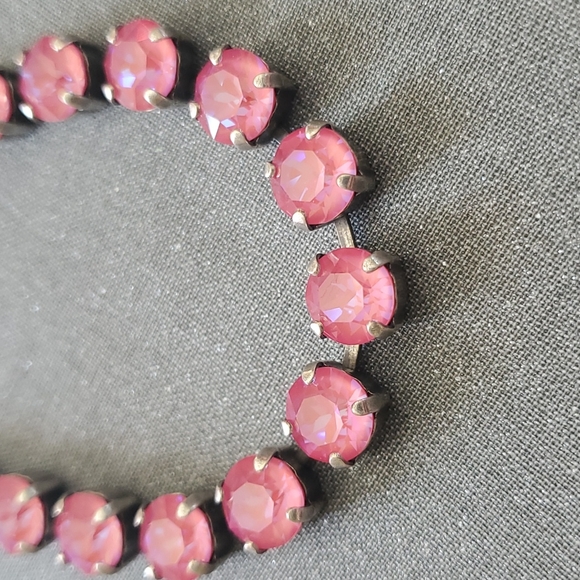 Handmade Swarovski crystal choker - Picture 2 of 3